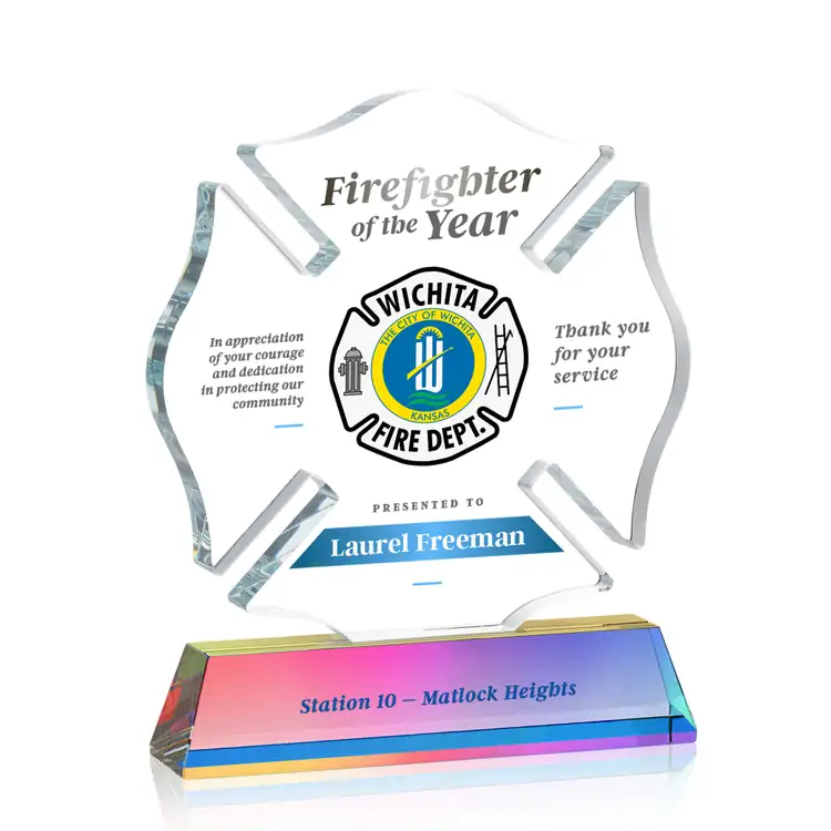 Maltese Cross Award on Newhaven Base - Multicolor #27