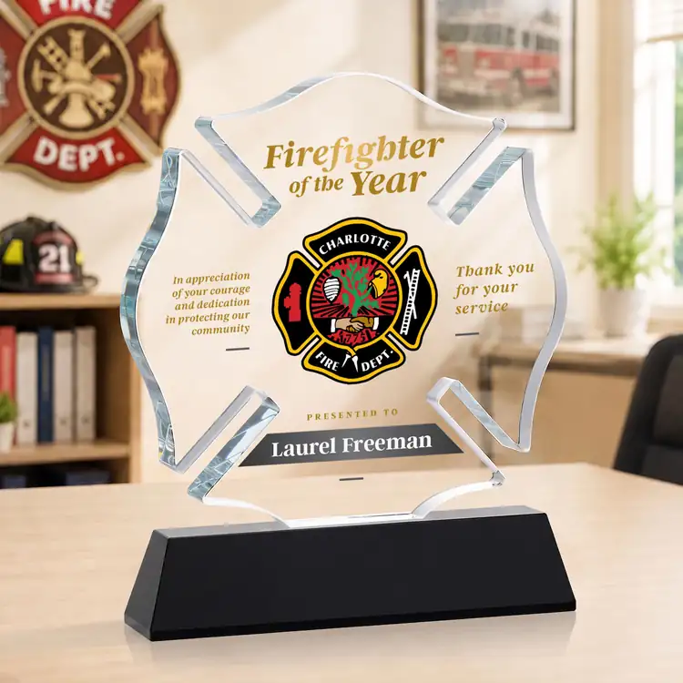 Maltese Cross Award on Newhaven Base - Multicolor #35