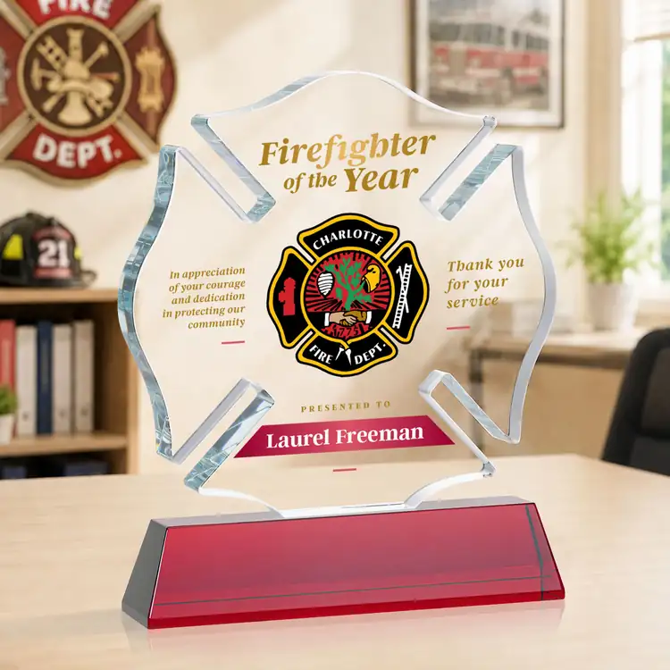 Maltese Cross Award on Newhaven Base - Multicolor #38