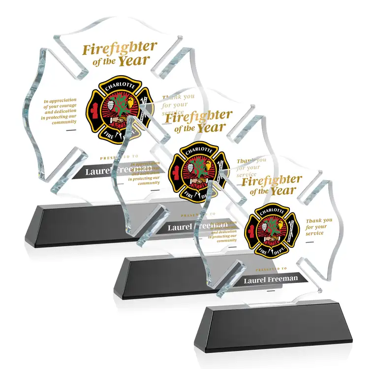 Maltese Cross Award on Newhaven Base - Multicolor #5