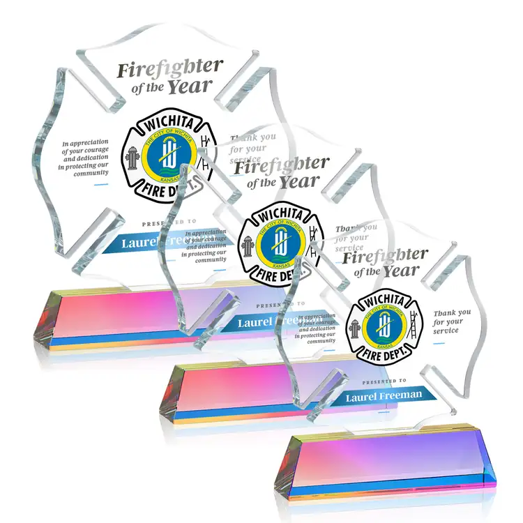 Maltese Cross Award on Newhaven Base - Multicolor #7