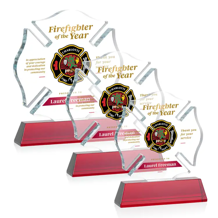 Maltese Cross Award on Newhaven Base - Multicolor #8