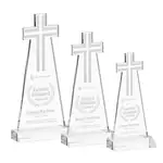 Trophée Croix en cristal - Gravure