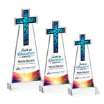 Trophée Croix en cristal - Multicolore