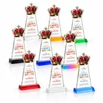 Trophée Crown en cristal Starfire - Multicolore