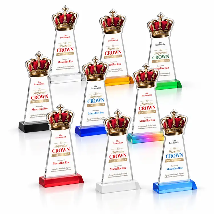 Crown Award - Starfire Crystal - Multicolor