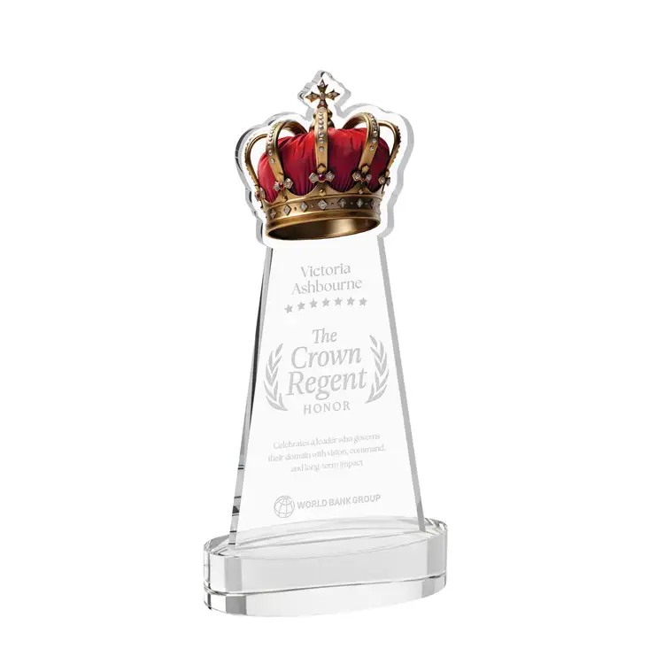 Crown Award on Alberton Base - Deep Etch #11