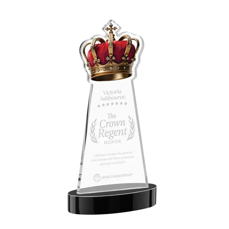 Crown Award on Alberton Base - Deep Etch #15