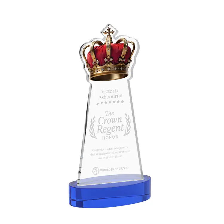 Crown Award on Alberton Base - Deep Etch #17