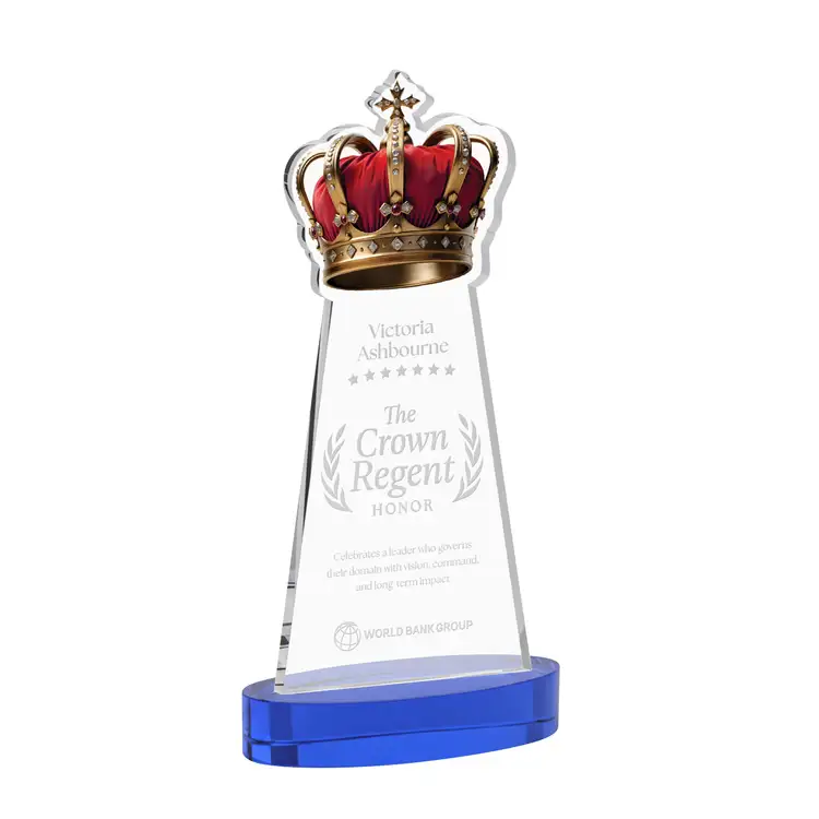 Crown Award on Alberton Base - Deep Etch #18