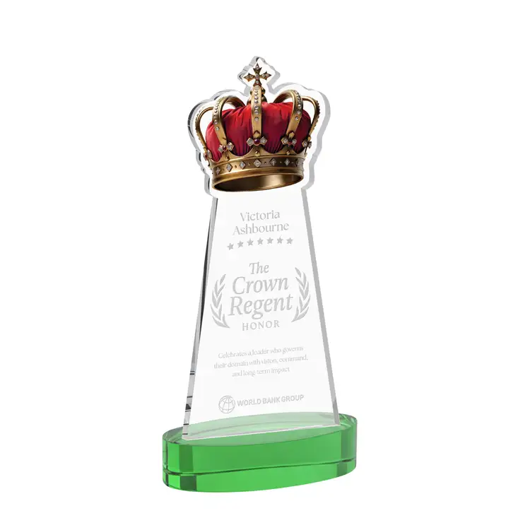 Crown Award on Alberton Base - Deep Etch #20
