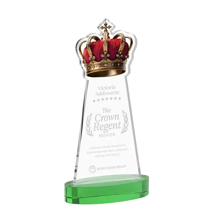 Crown Award on Alberton Base - Deep Etch #21