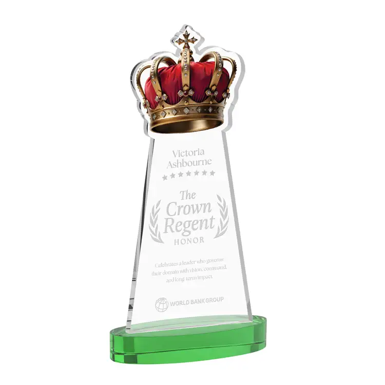 Crown Award on Alberton Base - Deep Etch #22