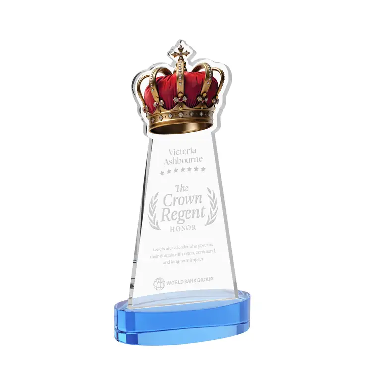 Crown Award on Alberton Base - Deep Etch #23