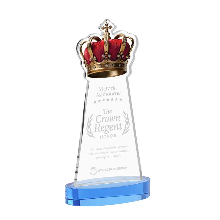Crown Award on Alberton Base - Deep Etch #24
