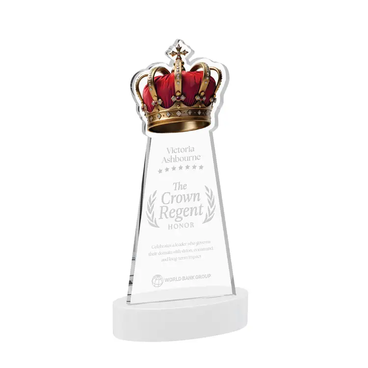 Crown Award on Alberton Base - Deep Etch #26