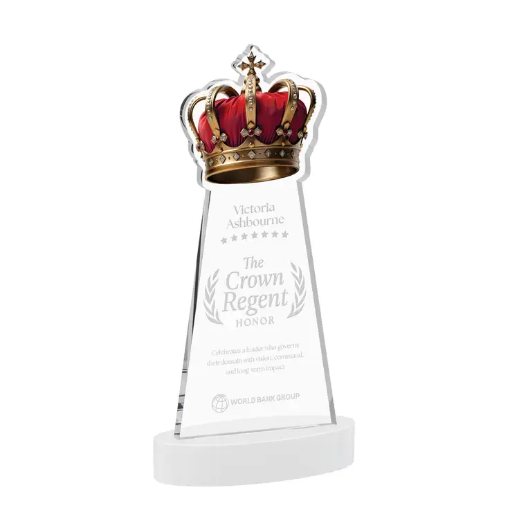 Crown Award on Alberton Base - Deep Etch #27