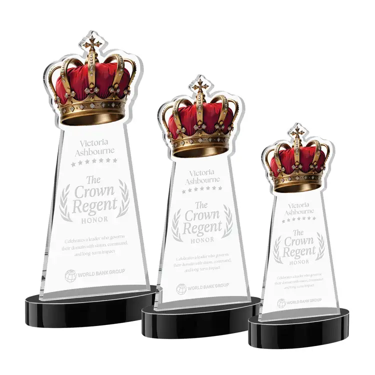 Crown Award on Alberton Base - Deep Etch #3