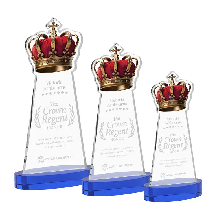 Crown Award on Alberton Base - Deep Etch #4
