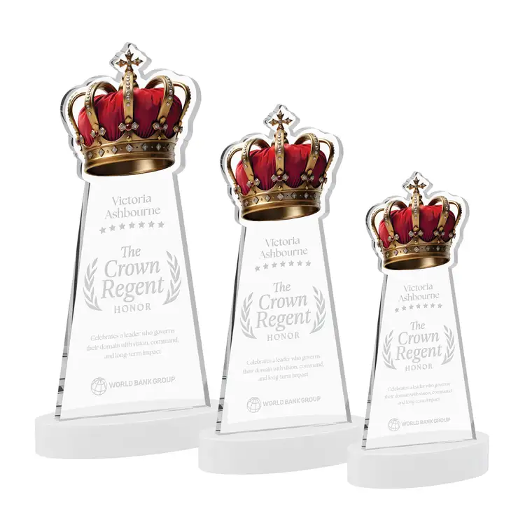 Crown Award on Alberton Base - Deep Etch #7