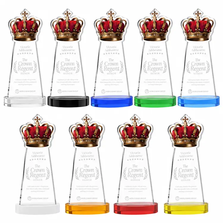 Crown Award on Alberton Base - Deep Etch