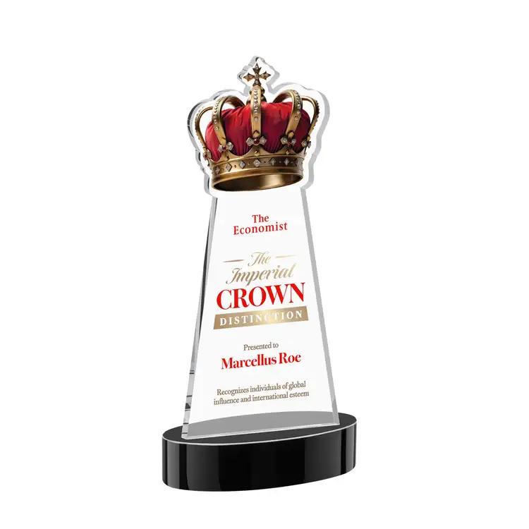 Crown Award on Alberton Base - Multicolor #14