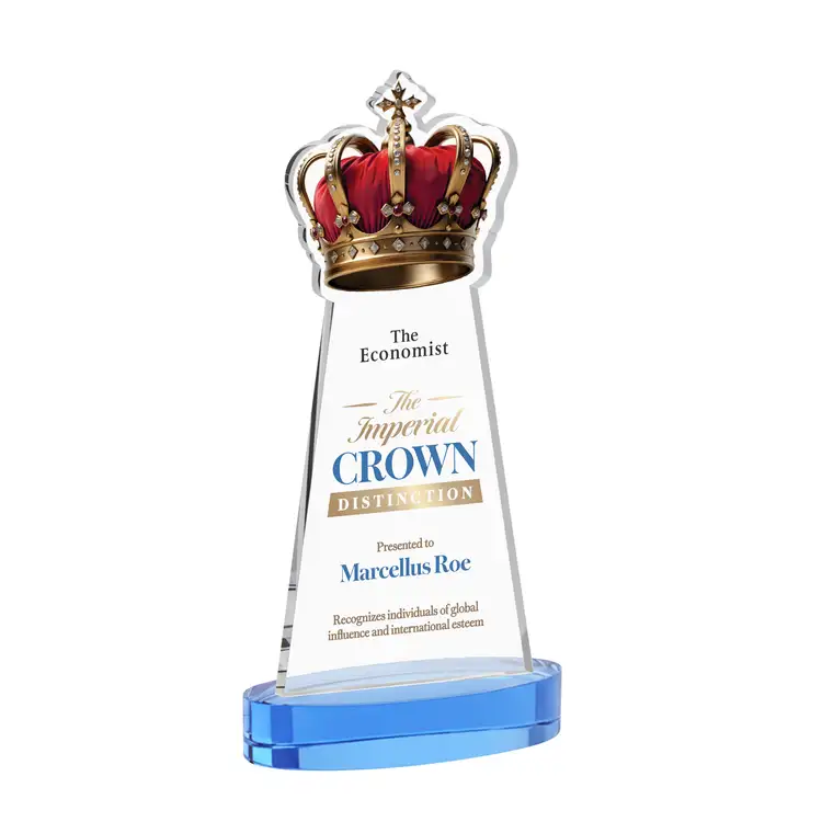 Crown Award on Alberton Base - Multicolor #24