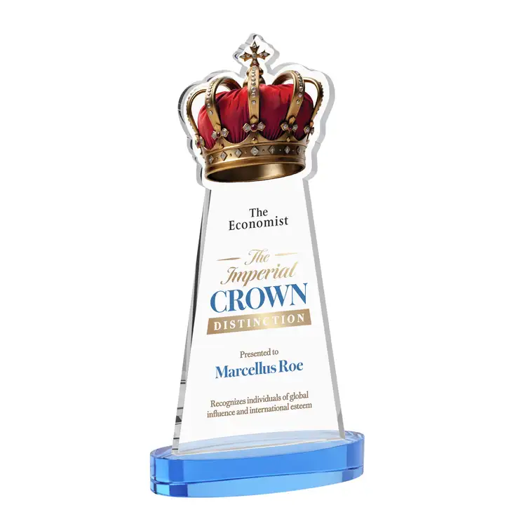 Crown Award on Alberton Base - Multicolor #25