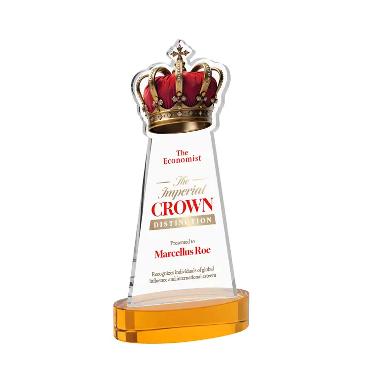 Crown Award on Alberton Base - Multicolor #29
