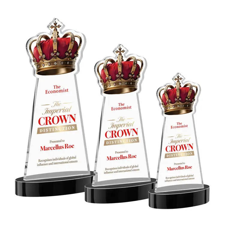 Crown Award on Alberton Base - Multicolor #3