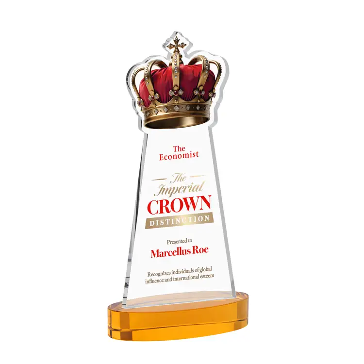 Crown Award on Alberton Base - Multicolor #30