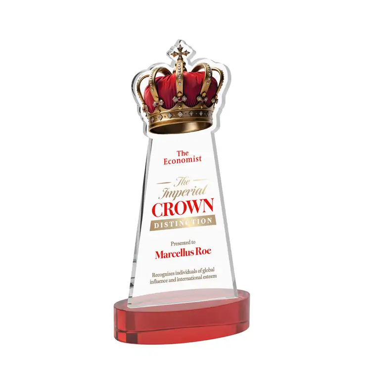 Crown Award on Alberton Base - Multicolor #32