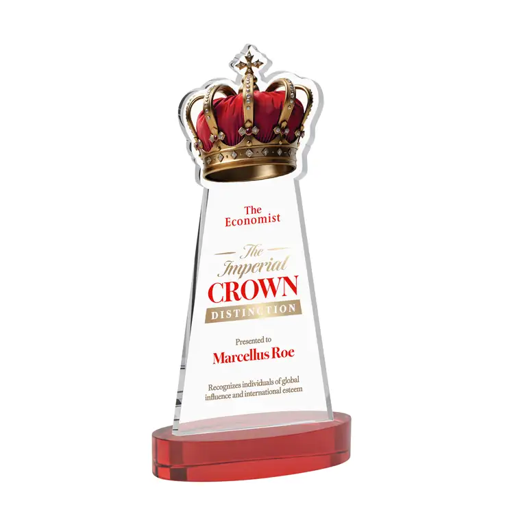 Crown Award on Alberton Base - Multicolor #33