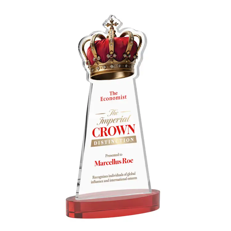 Crown Award on Alberton Base - Multicolor #34