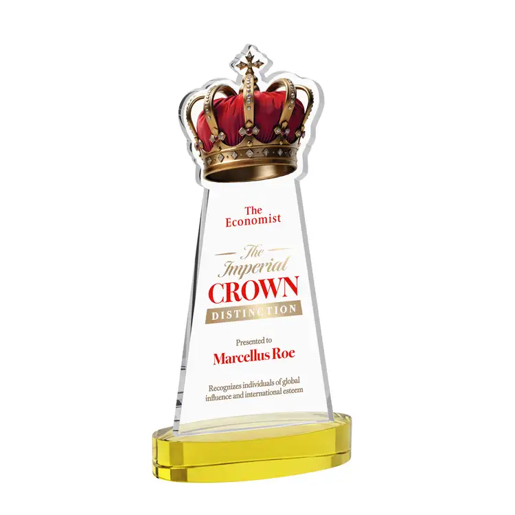 Crown Award on Alberton Base - Multicolor #36