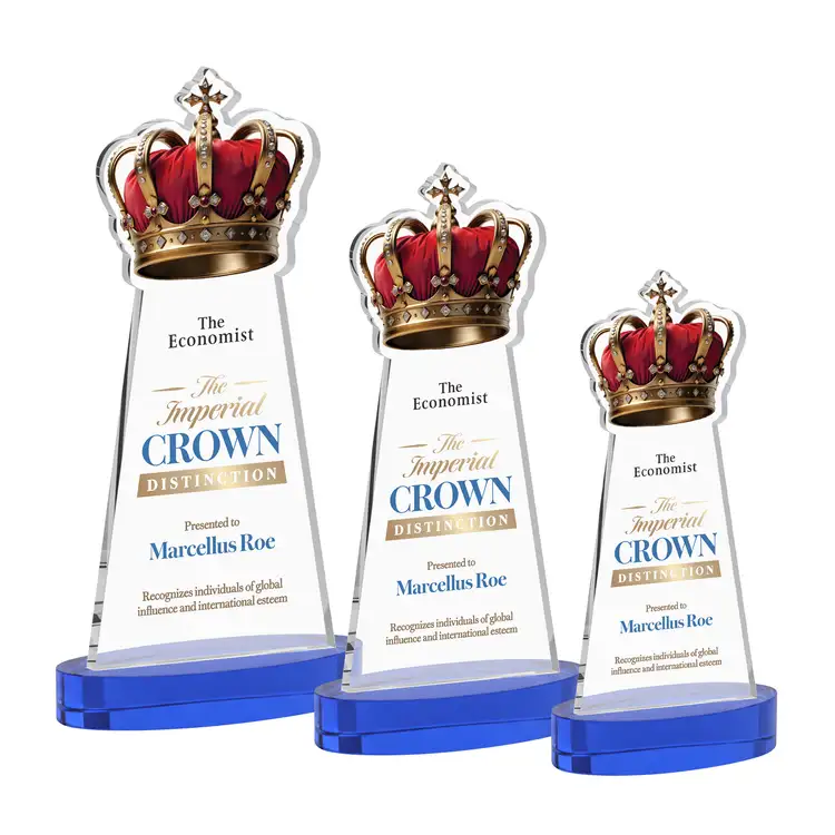 Crown Award on Alberton Base - Multicolor #4