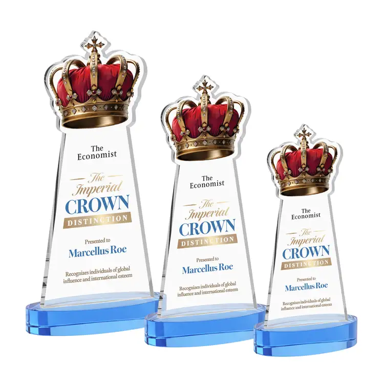 Crown Award on Alberton Base - Multicolor #6