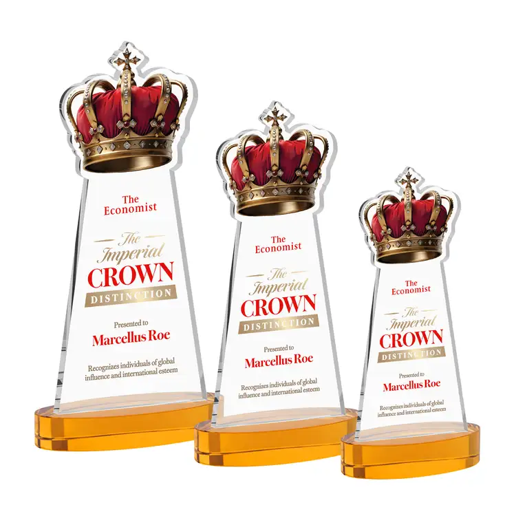 Crown Award on Alberton Base - Multicolor #8