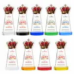 Trophée Crown sur socle Alberton - Multicolore