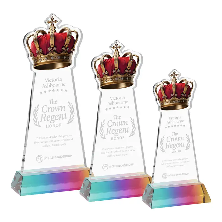 Trophée Crown sur socle Hartford - Gravure #10
