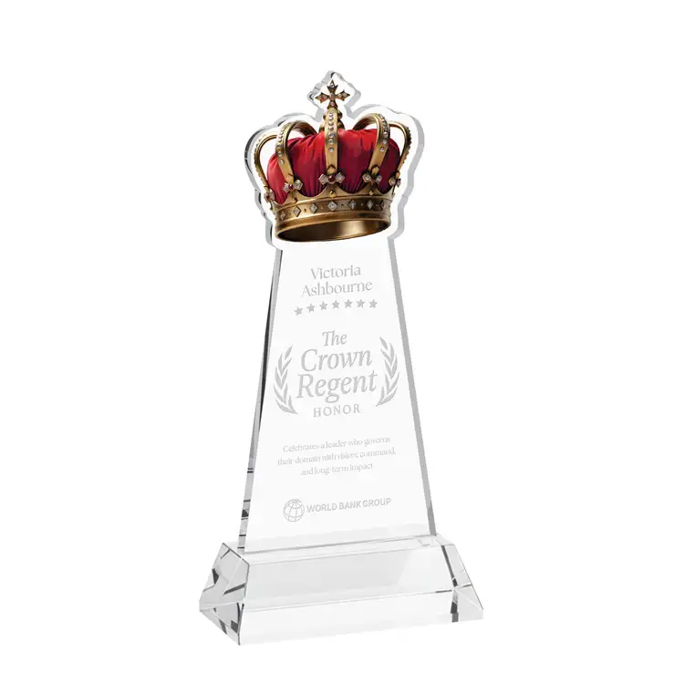 Trophée Crown sur socle Hartford - Gravure #12