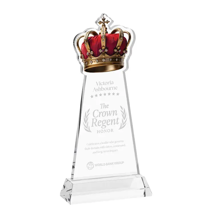 Trophée Crown sur socle Hartford - Gravure #14