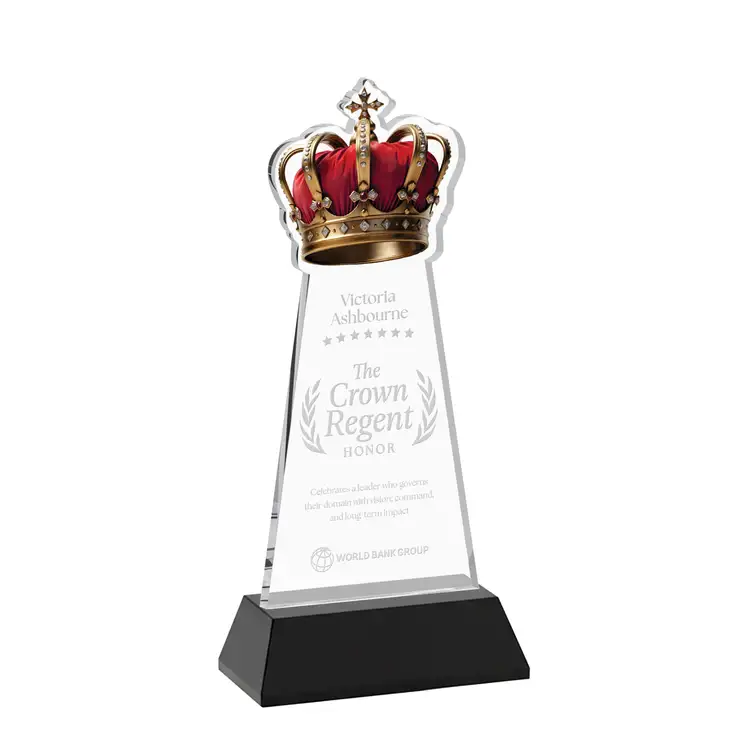 Trophée Crown sur socle Hartford - Gravure #15
