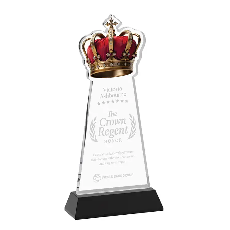 Trophée Crown sur socle Hartford - Gravure #17