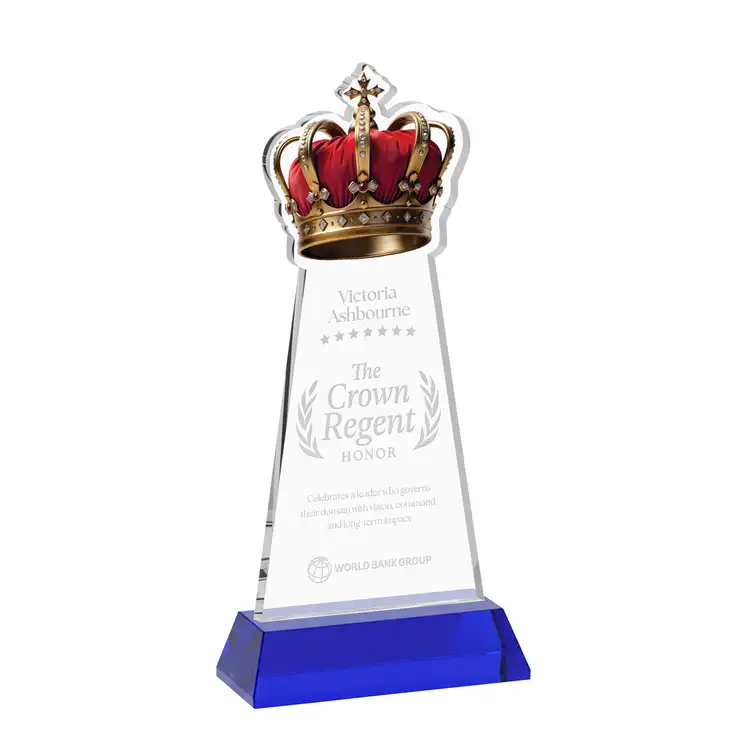 Trophée Crown sur socle Hartford - Gravure #19