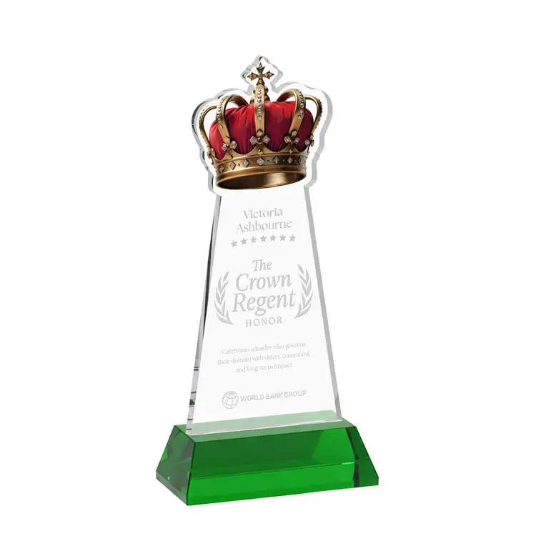 Trophée Crown sur socle Hartford - Gravure #21