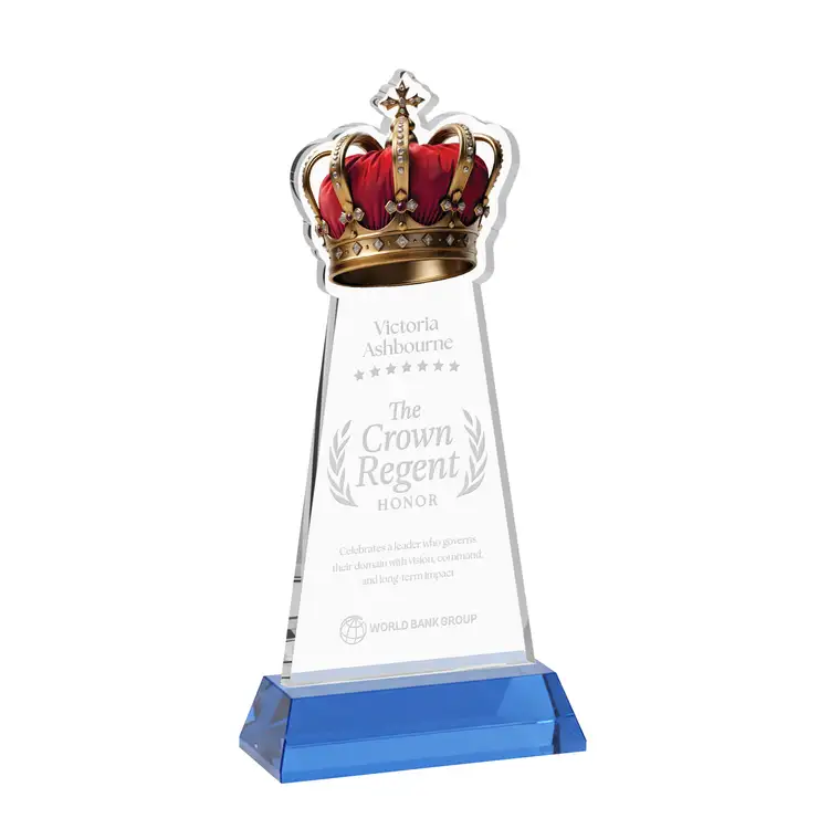 Trophée Crown sur socle Hartford - Gravure #25