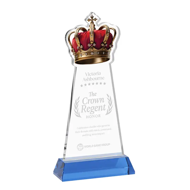 Trophée Crown sur socle Hartford - Gravure #26