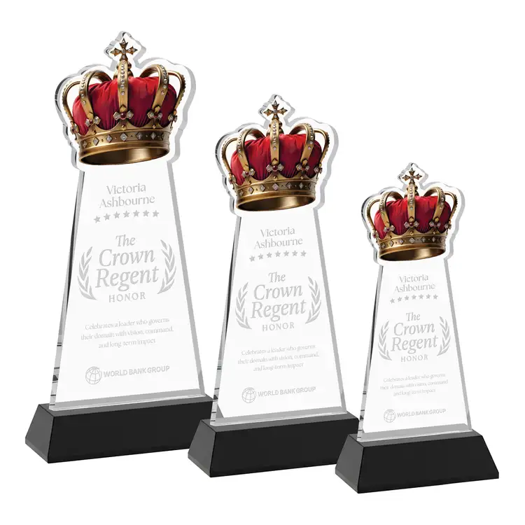 Trophée Crown sur socle Hartford - Gravure #3
