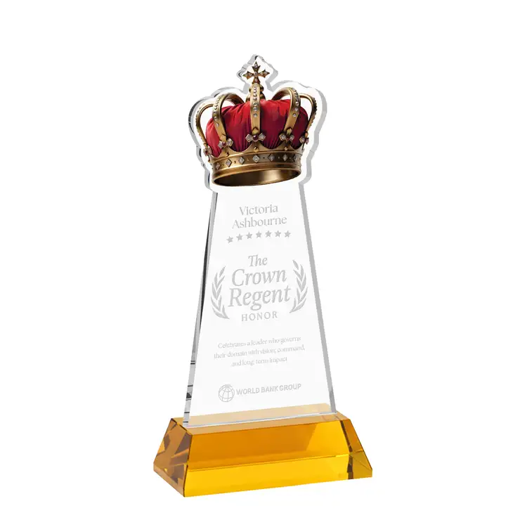 Trophée Crown sur socle Hartford - Gravure #30